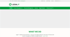 Desktop Screenshot of legalit.ie
